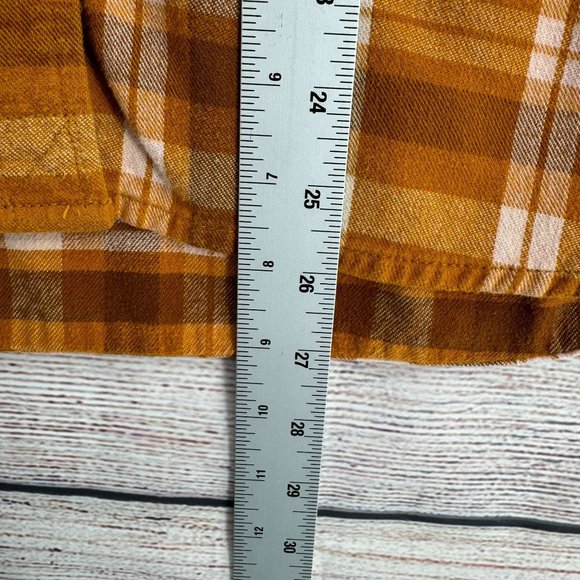 REI Women's Button Down Shirt - Mustard Plaid - Picture 6 of 6